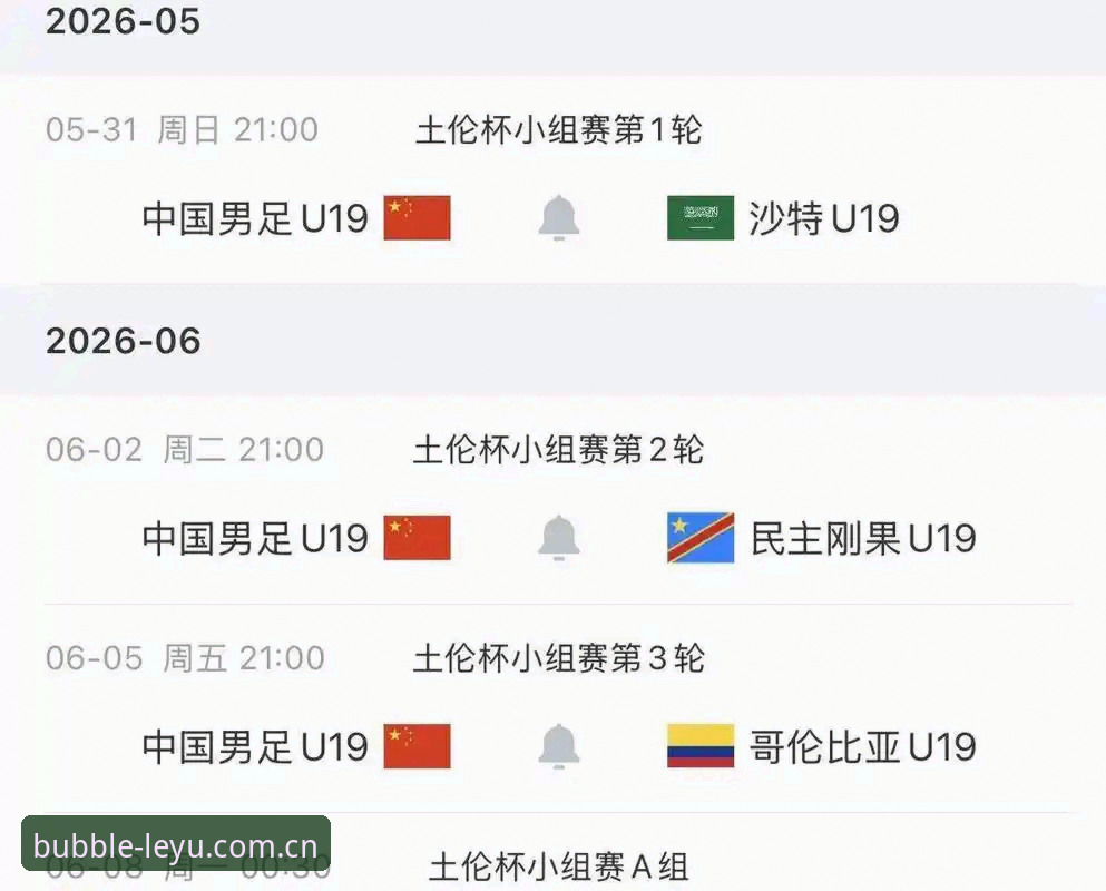 leyu中国版APP登录教程安全吗 从土伦杯惨败看懂国足青训短板——U19出局事件深度解析与乐鱼数据复盘指南